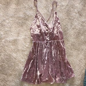 Romper skirt dress pink